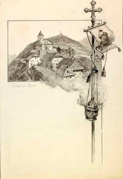 View of Svete Visarje by Ladislav Benesch